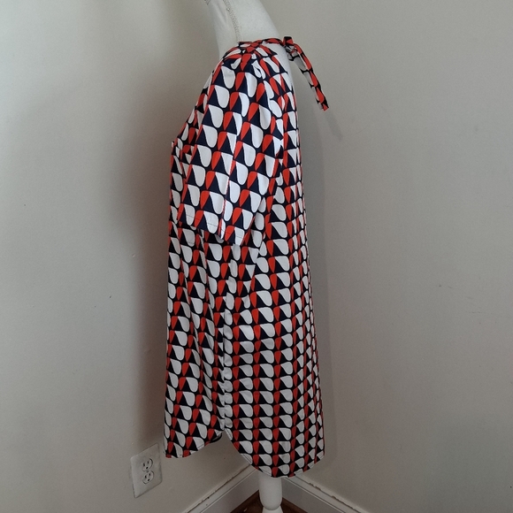 COS Oversized Printed Shift Dress With Pockets Size 8 NWOT - Picture 7 of 9